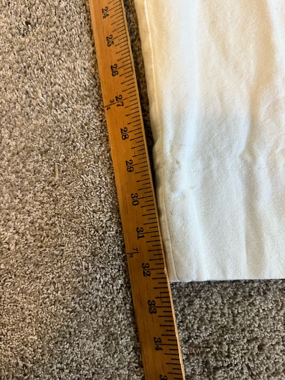 Classics Civil War Reenactment Pants size 40x32 White  Buttons Button Fly FLAW - Picture 9 of 15